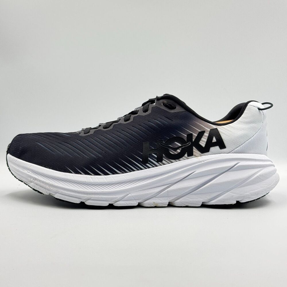 Hoka One One Women's Rincon 3 Running Shoes | Black/White | US 10.5  1119396BWHT